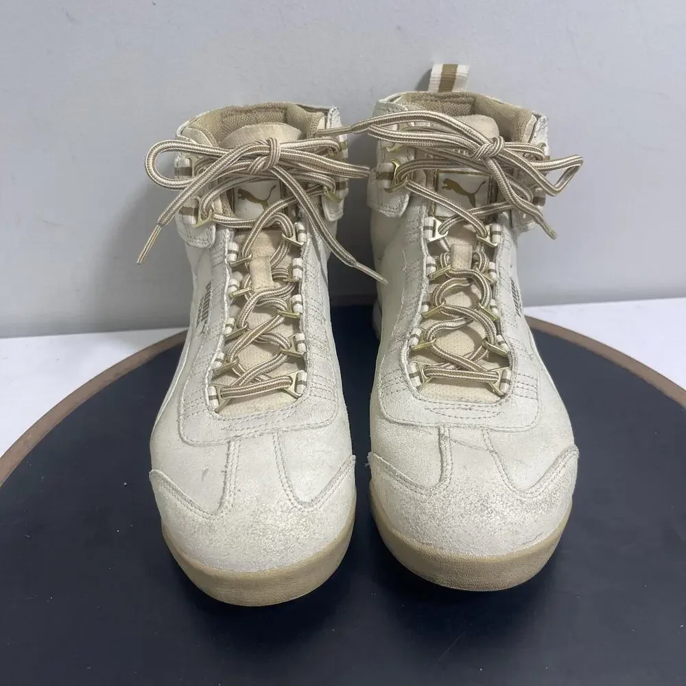 Puma Roma Shoes Womens Size 7 High Top Suede‎ Retro 345862-04 Sneakers